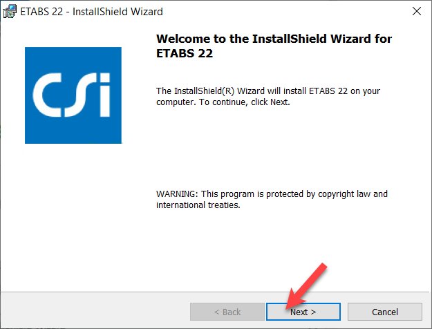 Cài đặt ETABS 22 - Bước 5