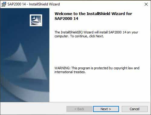 Hướng dẫn cài đặt CSI SAP2000 v14 - Bước 2