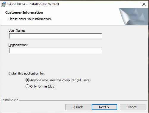Hướng dẫn cài đặt CSI SAP2000 v14 - Bước 4