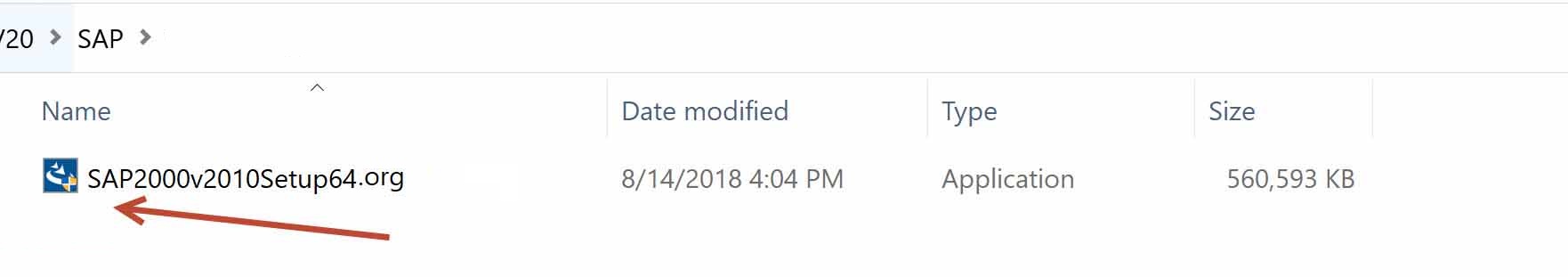 Chạy file Setup CSI SAP2000