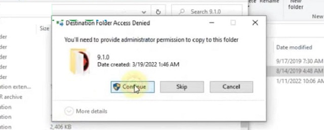 Cấp quyền Admin nếu được yêu cầu
