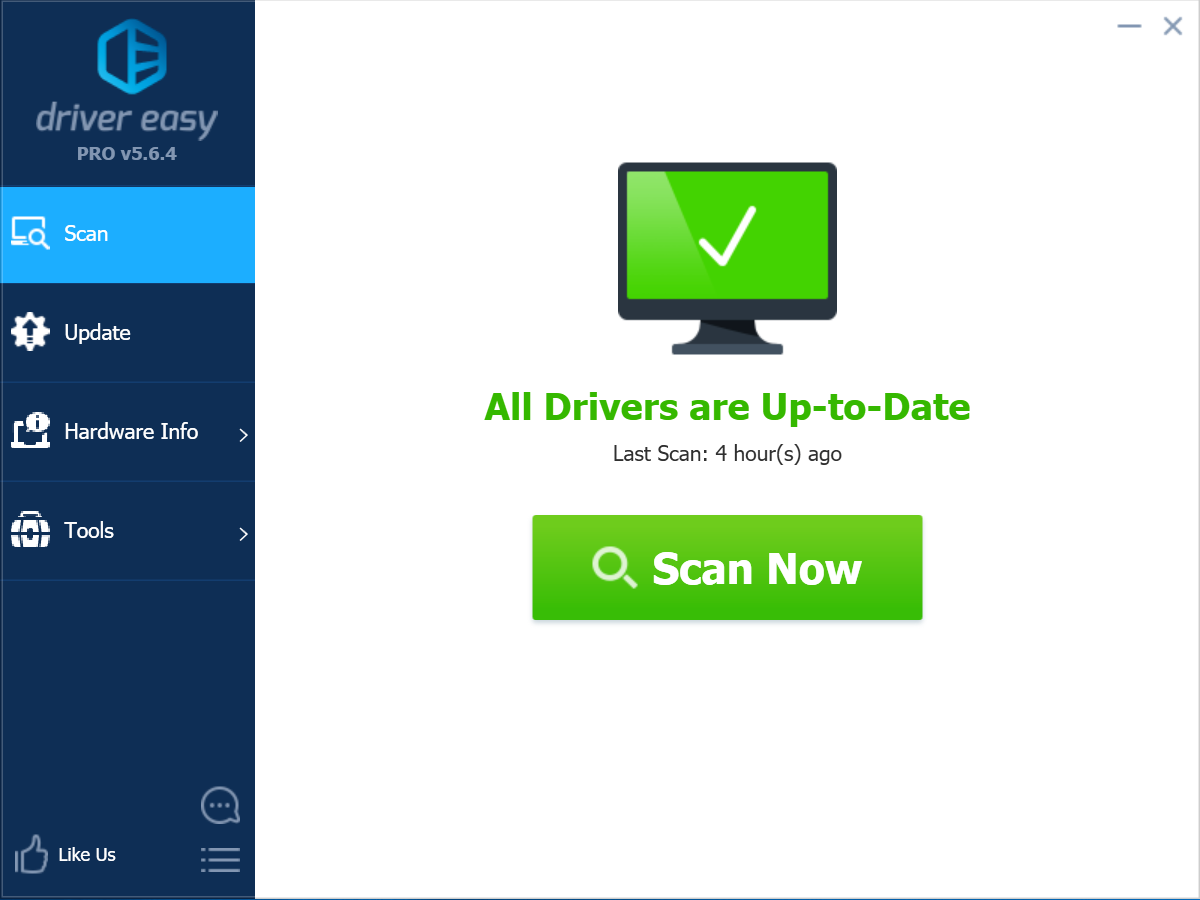 Các file sau khi giải nén Driver Easy