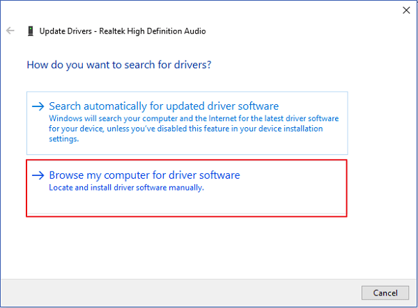 Quá trình quét hệ thống tìm kiếm Driver