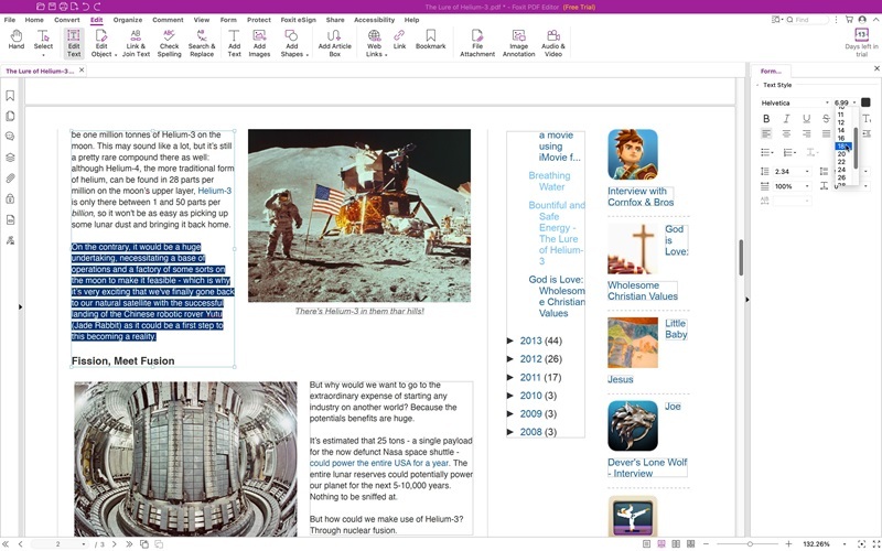 Tính năng nổi bật của Foxit PDF Editor 12