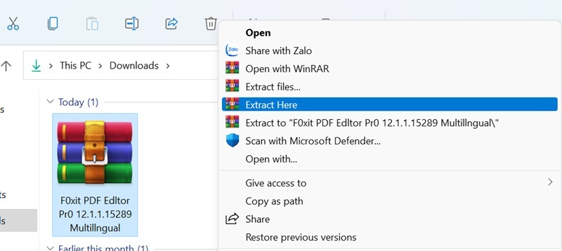 Hướng dẫn cài đặt Foxit PDF Editor 12 - Bước 1