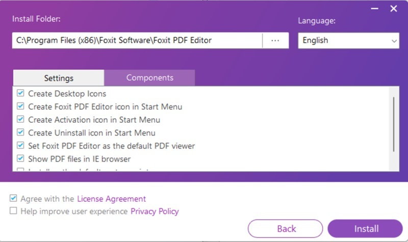 Hướng dẫn cài đặt Foxit PDF Editor 12 - Bước 5