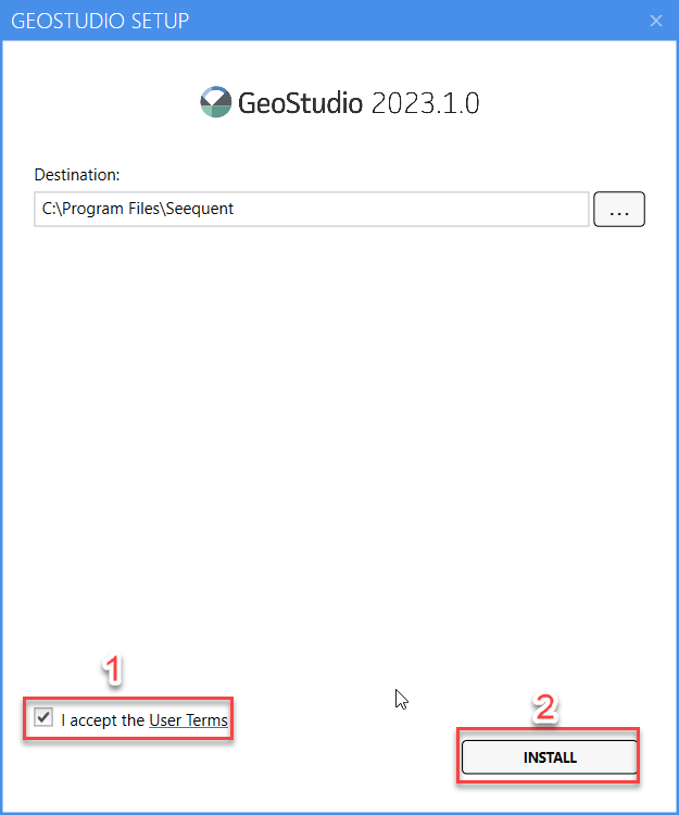 Cài đặt Geo-Slope Geostudio 2023 - Bước 4