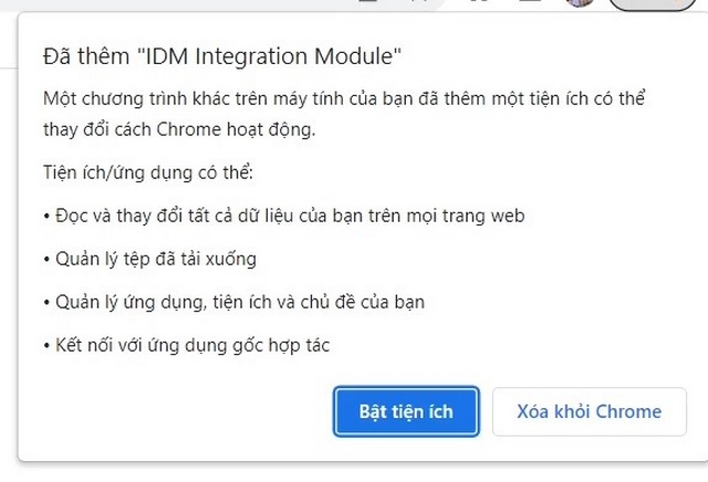 Hoàn tất cài đặt tự động IDM
