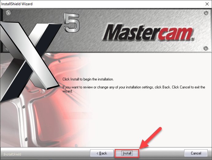 Hướng dẫn cài đặt Mastercam X5 Bước 9
