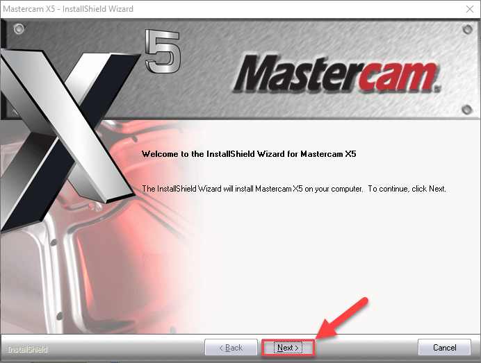 Hướng dẫn cài đặt Mastercam X5 Bước 4