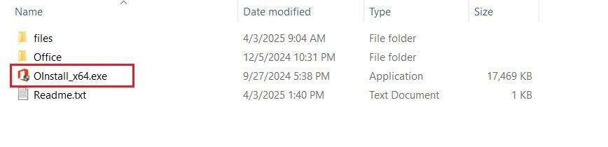 Chạy file Setup dưới quyền Admin