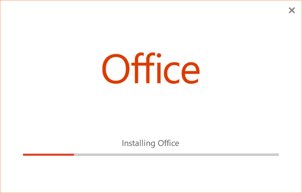 Tiến trình cài đặt Microsoft Project 2019