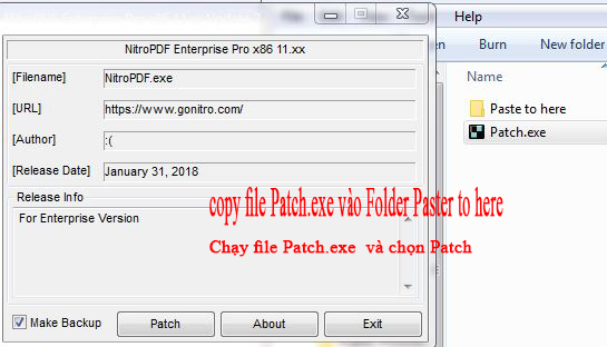 Giao diện chính Nitro Pro 13 sau khi cài đặt