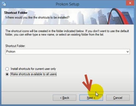 Cài đặt Prokon 5 bước 5