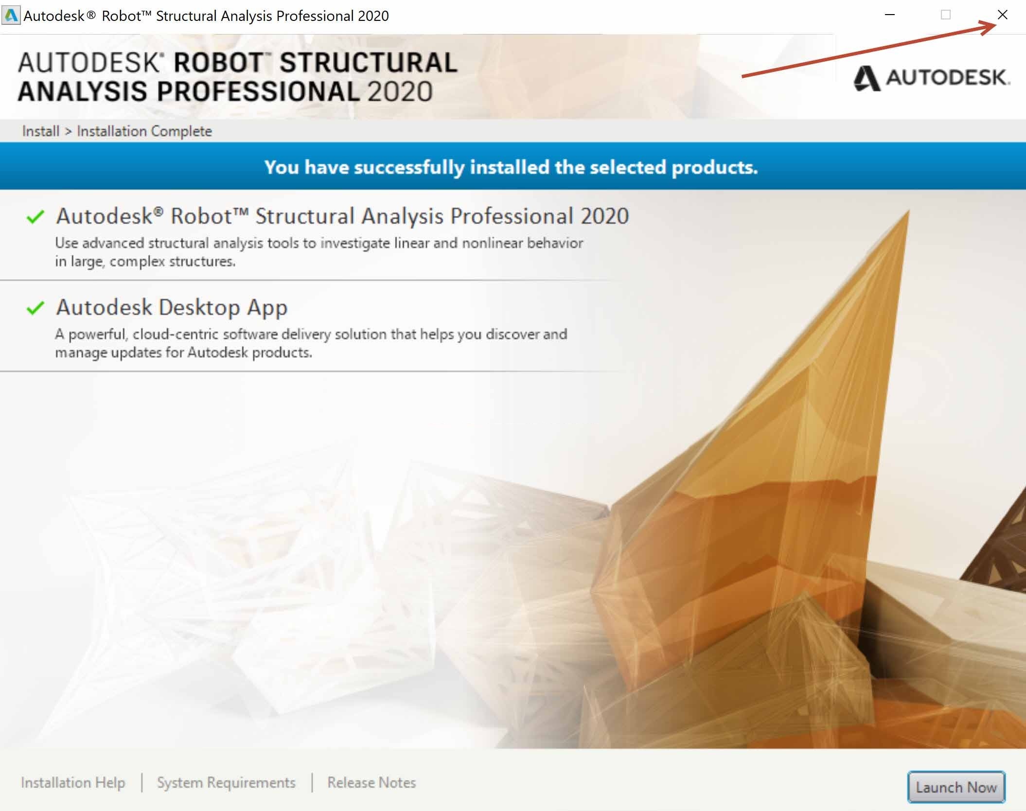 Hướng dẫn cài đặt Robot Structural Analysis 2020 - Bước 6