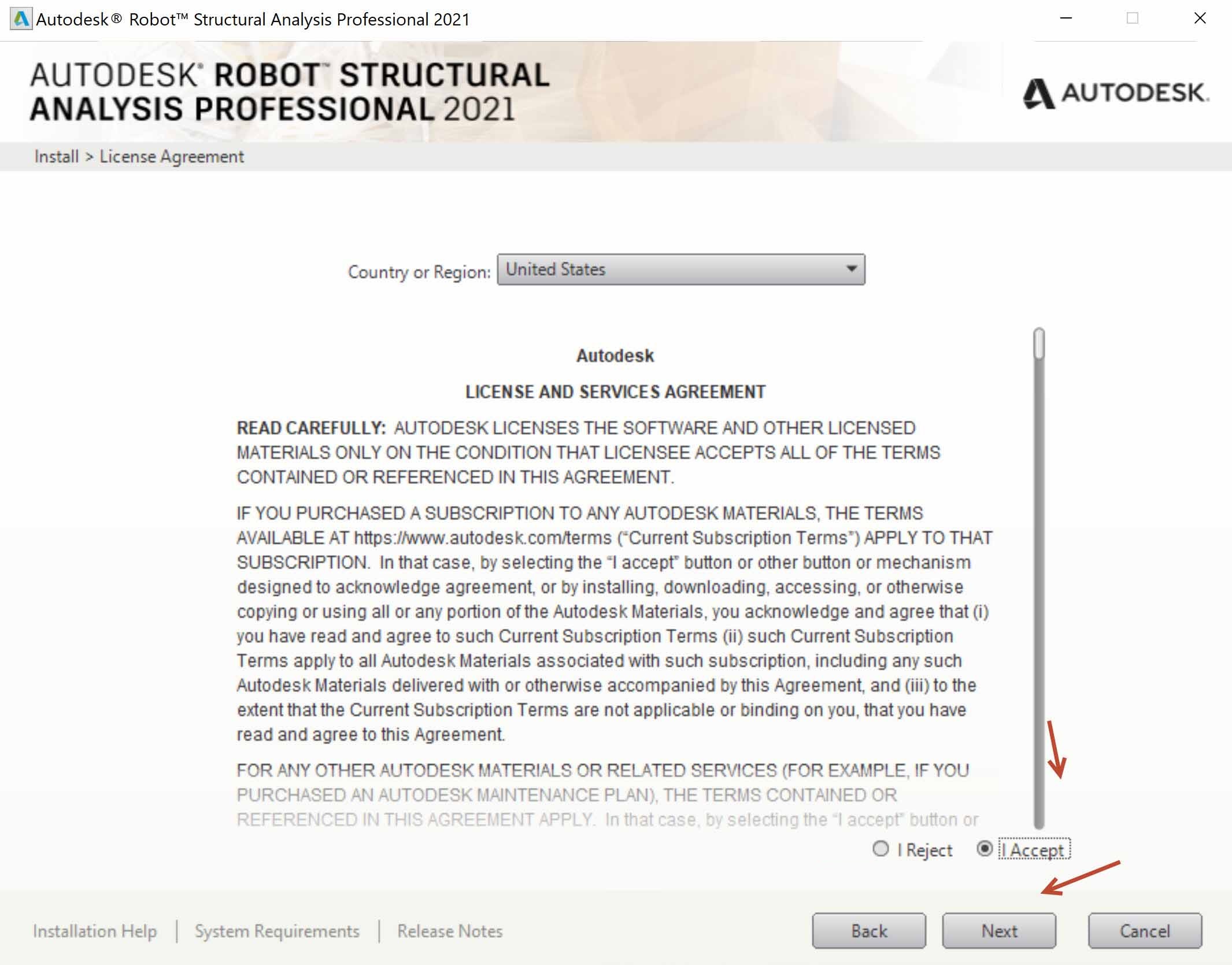 Hướng dẫn cài đặt Robot Structural Analysis Professional 2021 - Bước 3