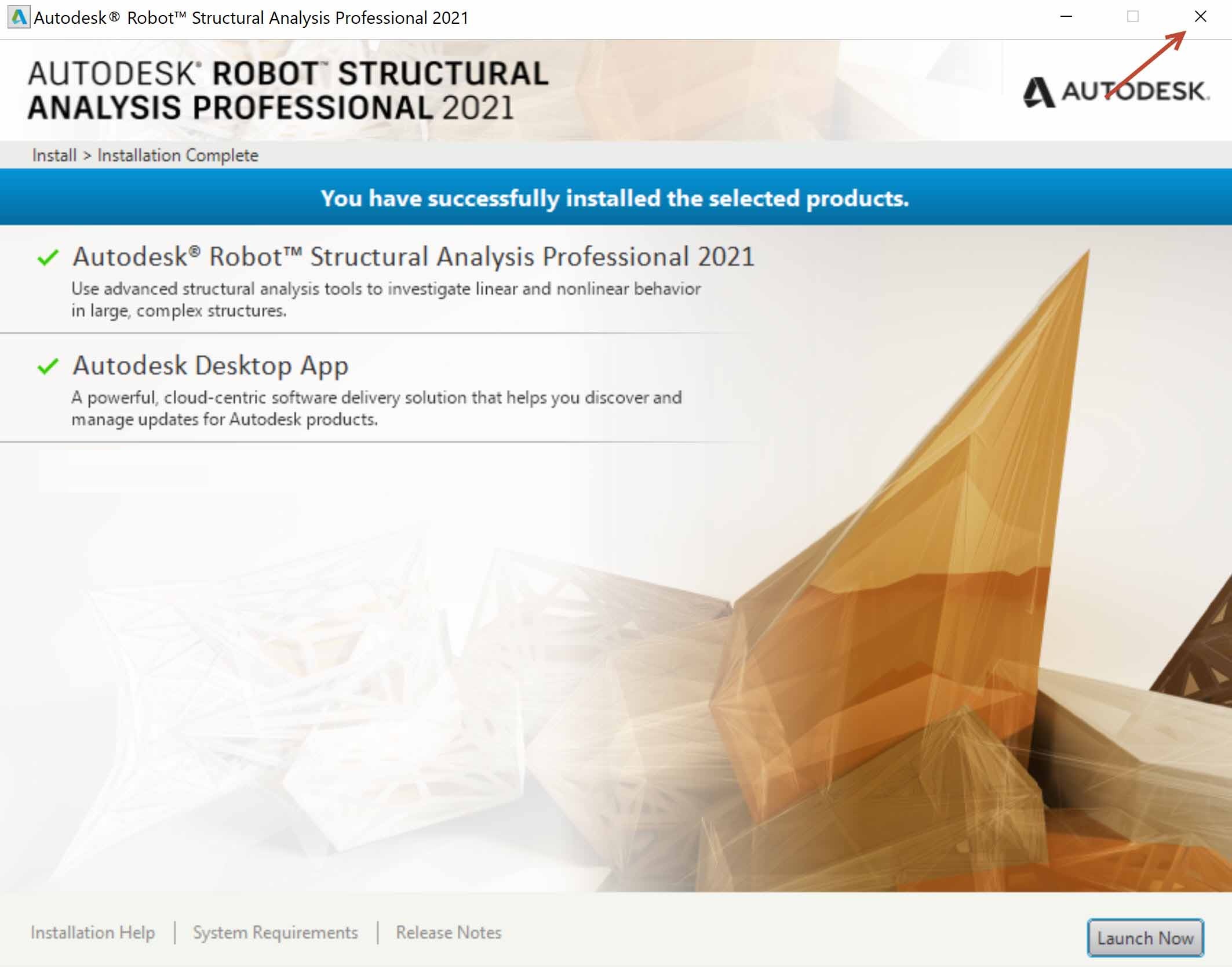 Hướng dẫn cài đặt Robot Structural Analysis Professional 2021 - Bước 5