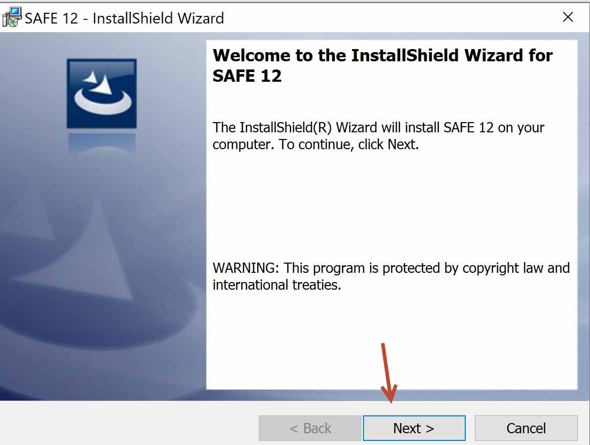 Hướng dẫn cài đặt SAFE 2012 bước 2