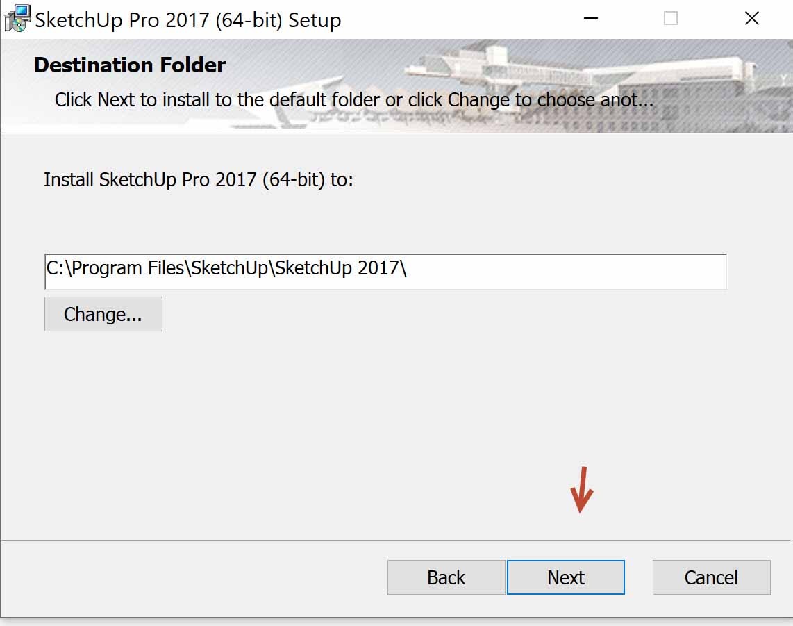 Hướng dẫn cài đặt SketchUp 2017 bước 3