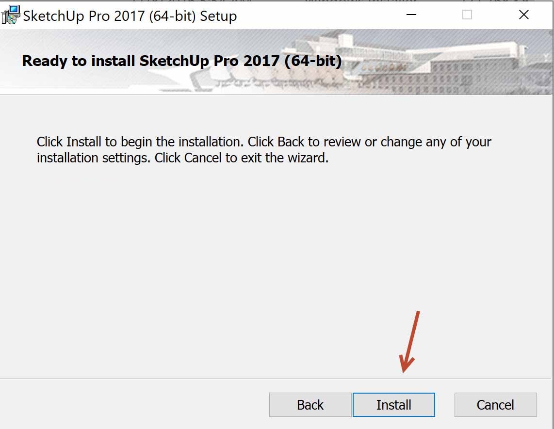 Hướng dẫn cài đặt SketchUp 2017 bước 4