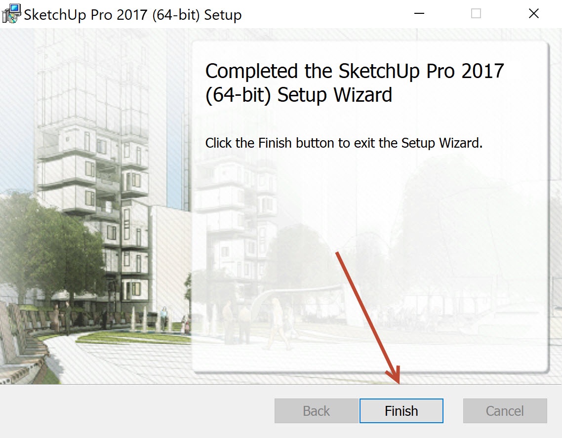 Hướng dẫn cài đặt SketchUp 2017 bước 5