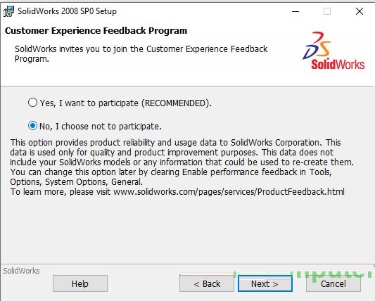 Hướng dẫn cài đặt SolidWorks 2008 - Bước 10