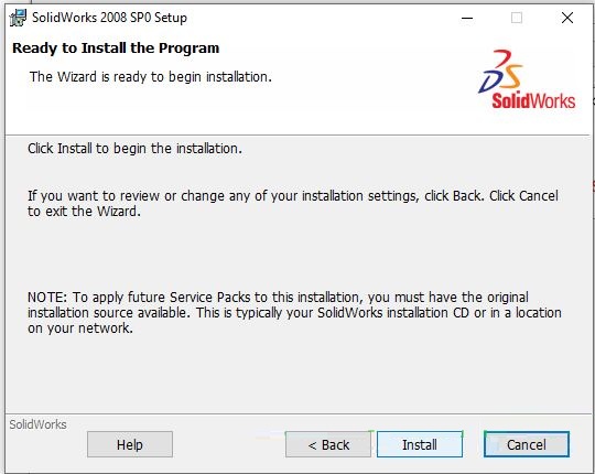 Hướng dẫn cài đặt SolidWorks 2008 - Bước 11