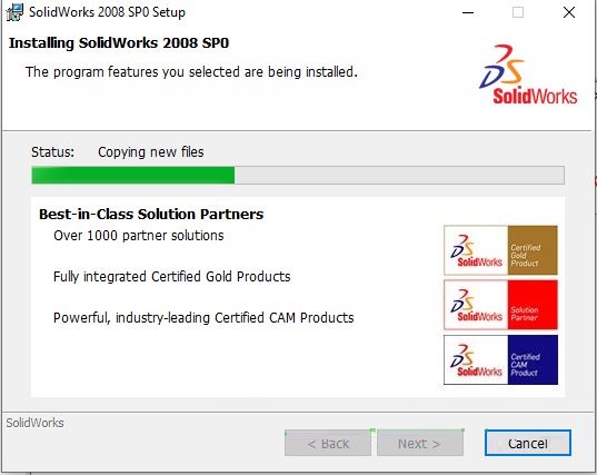 Hướng dẫn cài đặt SolidWorks 2008 - Bước 12
