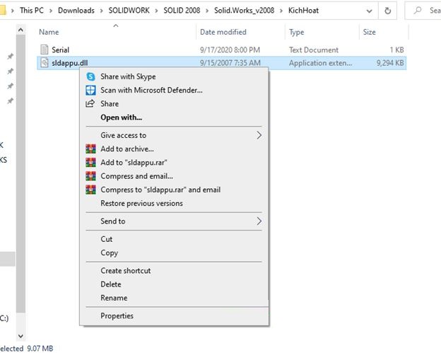 Hướng dẫn cài đặt SolidWorks 2008 - Bước 14