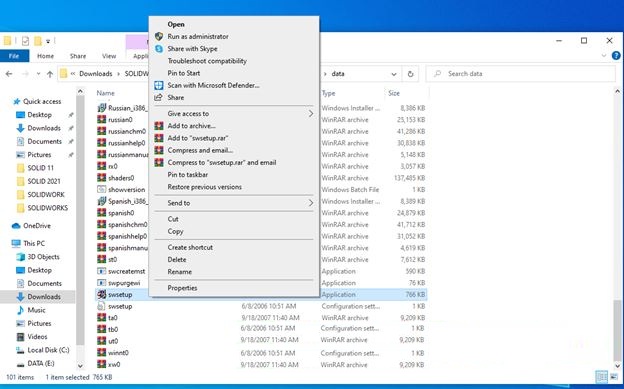 Hướng dẫn cài đặt SolidWorks 2008 - Bước 2