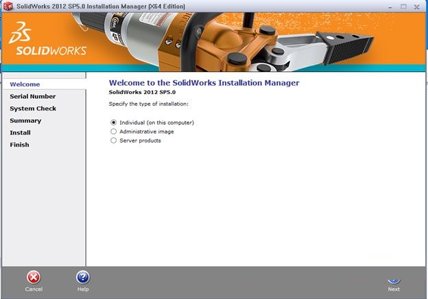 Bước 2 Cài đặt SolidWorks 2012