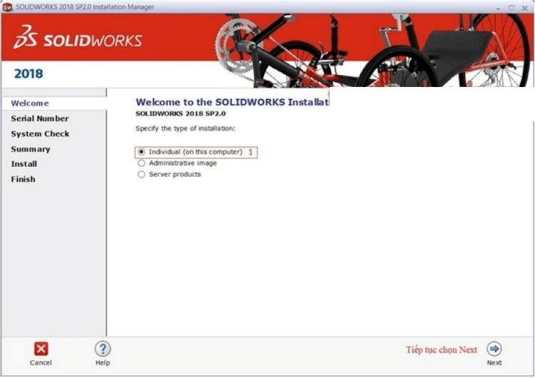Cài đặt Solidworks 2018 bước 4