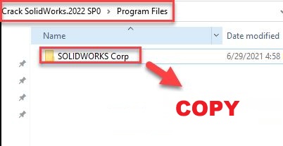 Copy thư mục kích hoạt