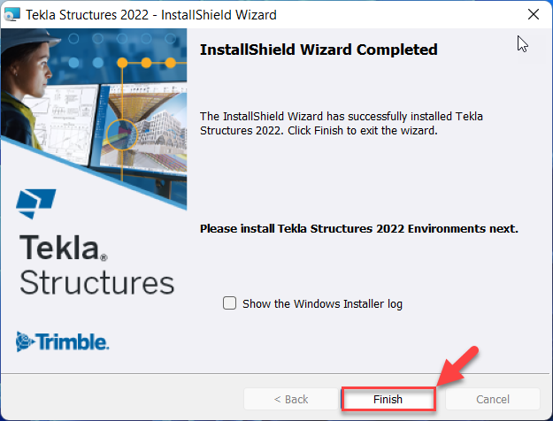 Cài đặt Environments Tekla Structures 2022