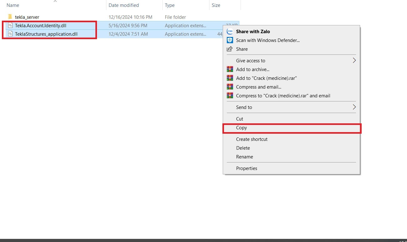 Kích hoạt phần mềm Tekla Structures 2024 Bước 13
