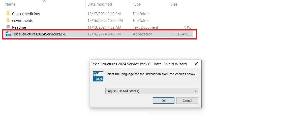 Cài đặt Tekla Structures 2024 Bước 2