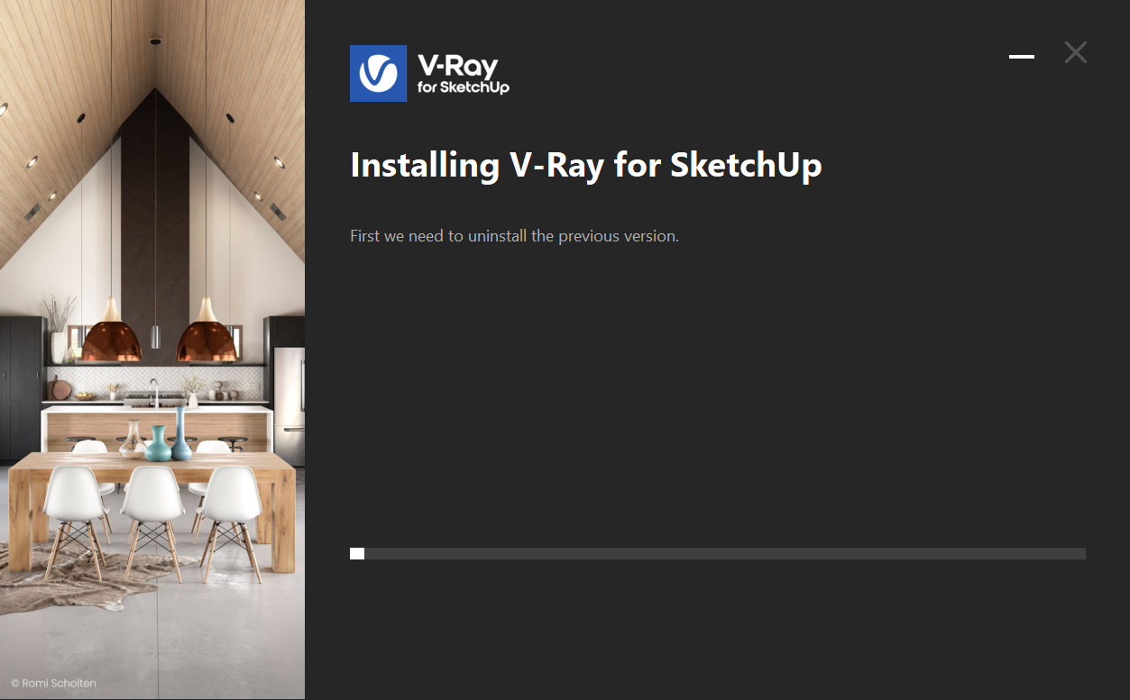 Tiến trình cài đặt V-Ray
