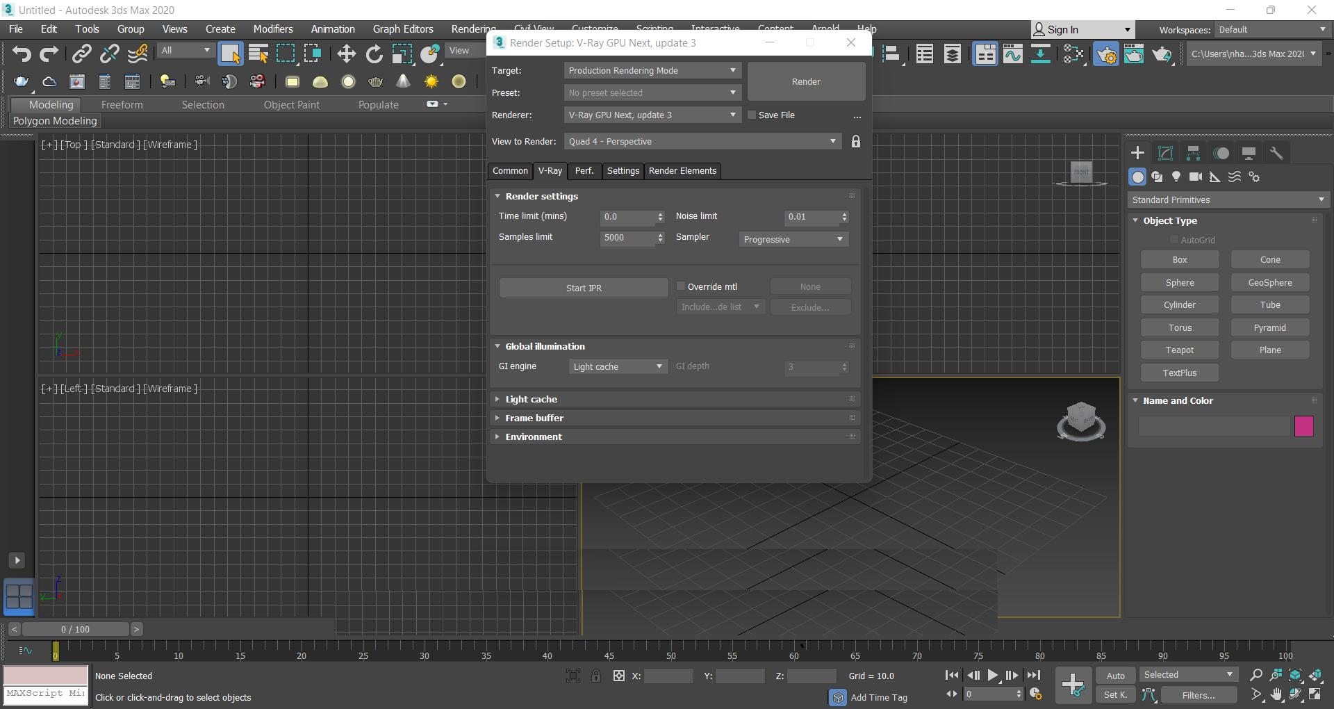 Hướng dẫn kích hoạt V-Ray 2020 - Bước 5