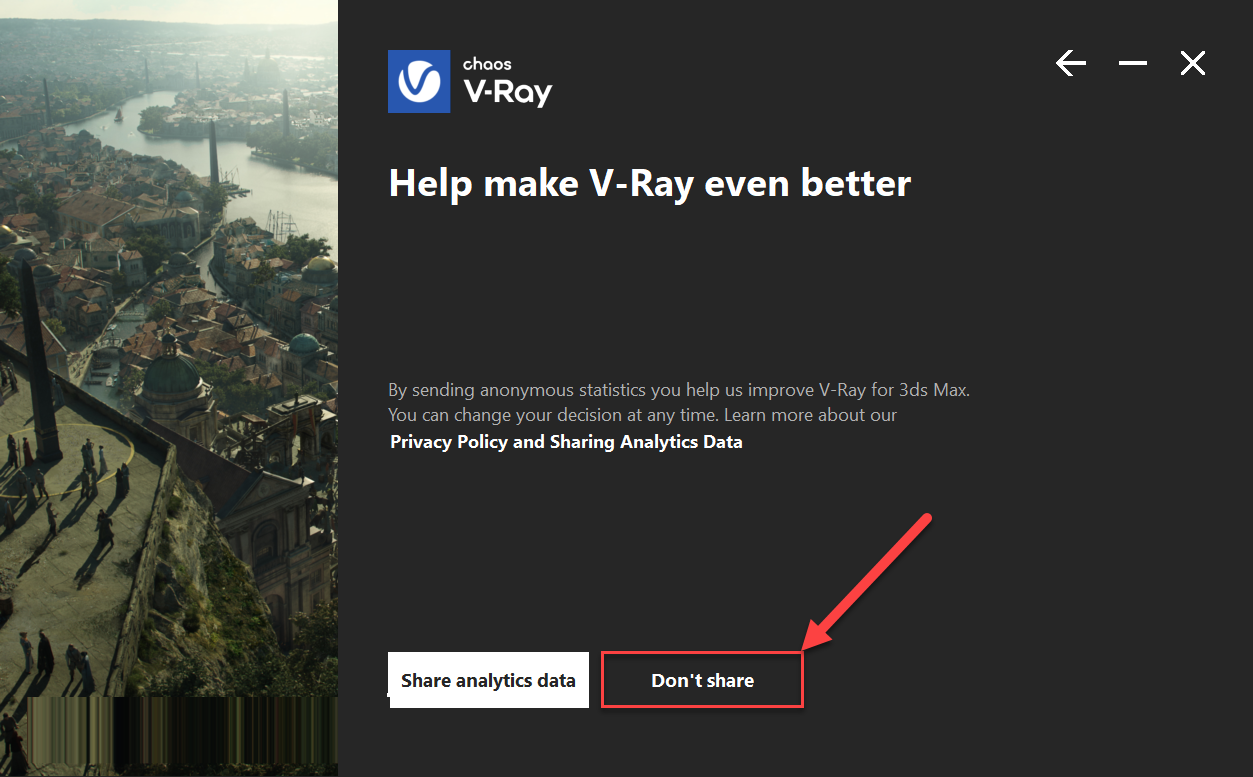 Cài đặt Vray 3Ds Max 2023 Bước 3