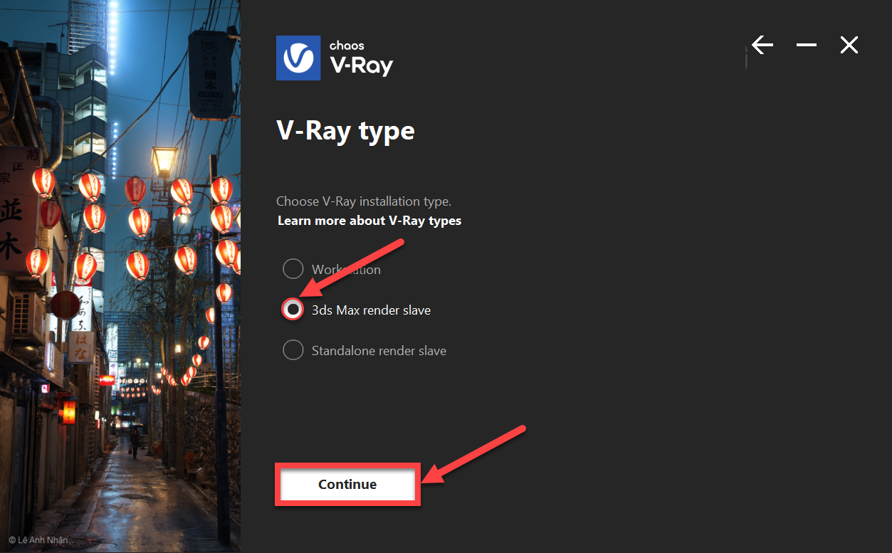 Cài đặt VRAY 2024 Bước 4