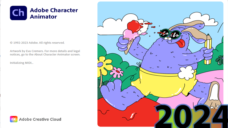 Adobe Character Animator 2024 Interface