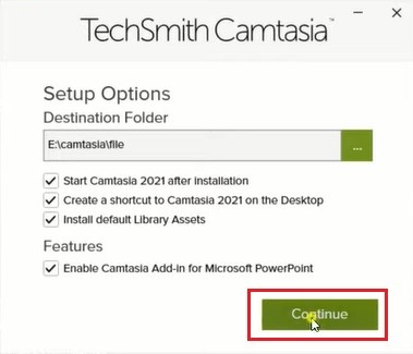 Cài đặt Camtasia 2021 Step 9 Cài đặt Camtasia 2021 Step 9