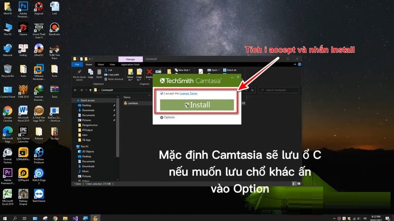 Hướng dẫn cài đặt Camtasia 2024 - Bước 2