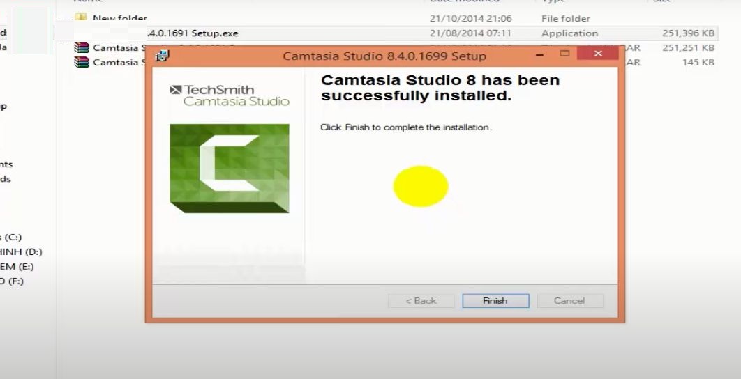 Cài đặt Camtasia 8 Bước 6