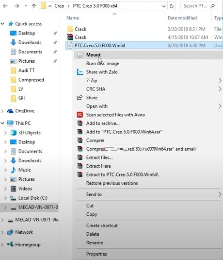 Màn hình khởi động cài đặt Setup