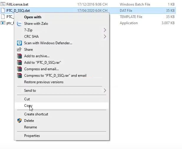 Khởi chạy trình cài đặt setup.exe