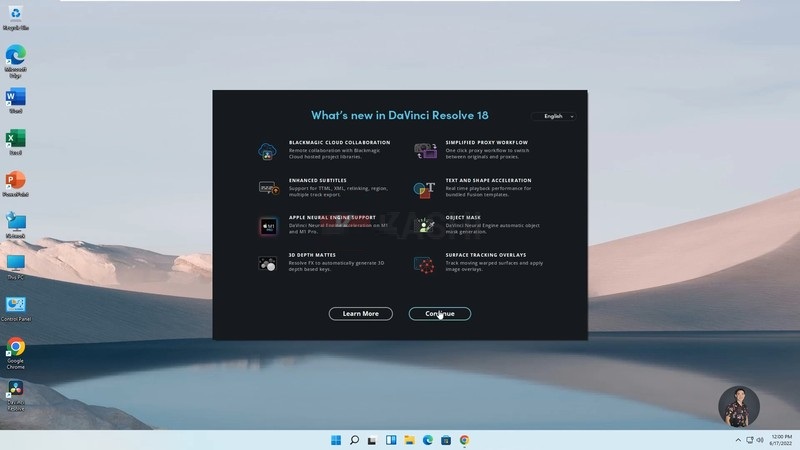 Hướng dẫn kích hoạt DaVinci Resolve 18 - Bước 3