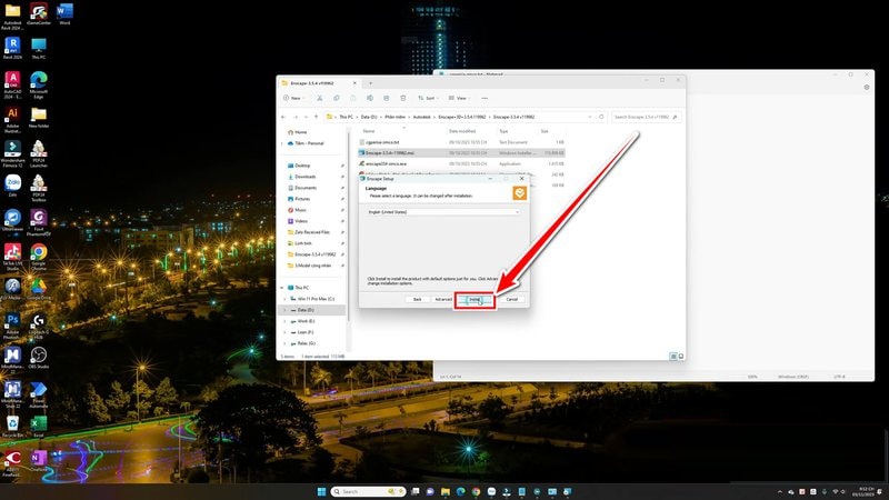 Hướng dẫn cài đặt Enscape 4.0 Bước 3