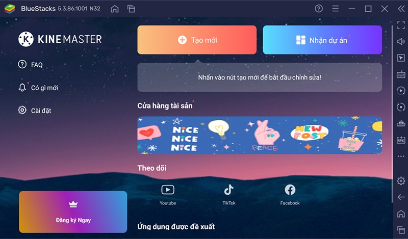 Kiểm tra giao diện làm việc chính thức