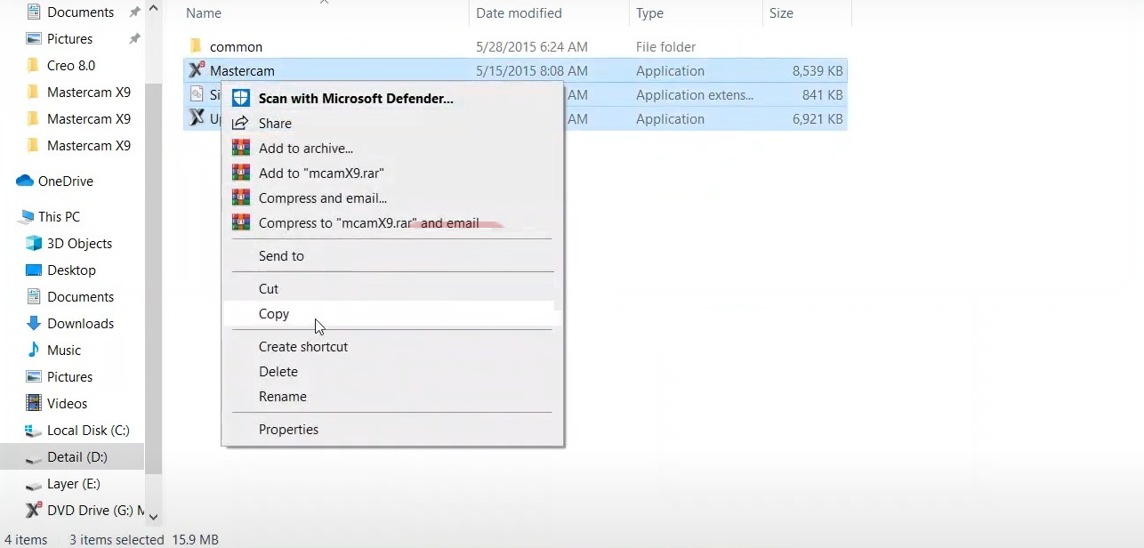 Bấm Install